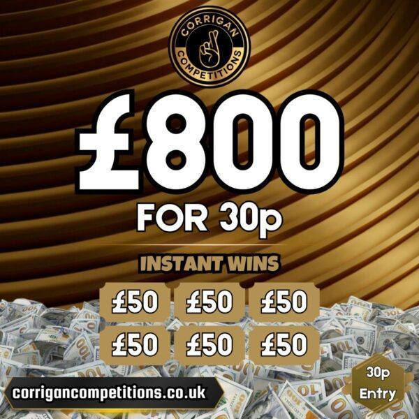 £800 Cash Autodraw